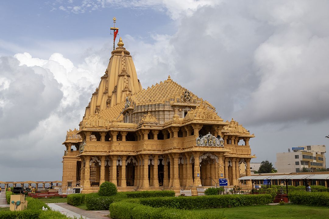 1.Name of Temple: Somnath Jyothirlinga Temple in Gujarat ,Website:  https://somnath.org/ - Image 1